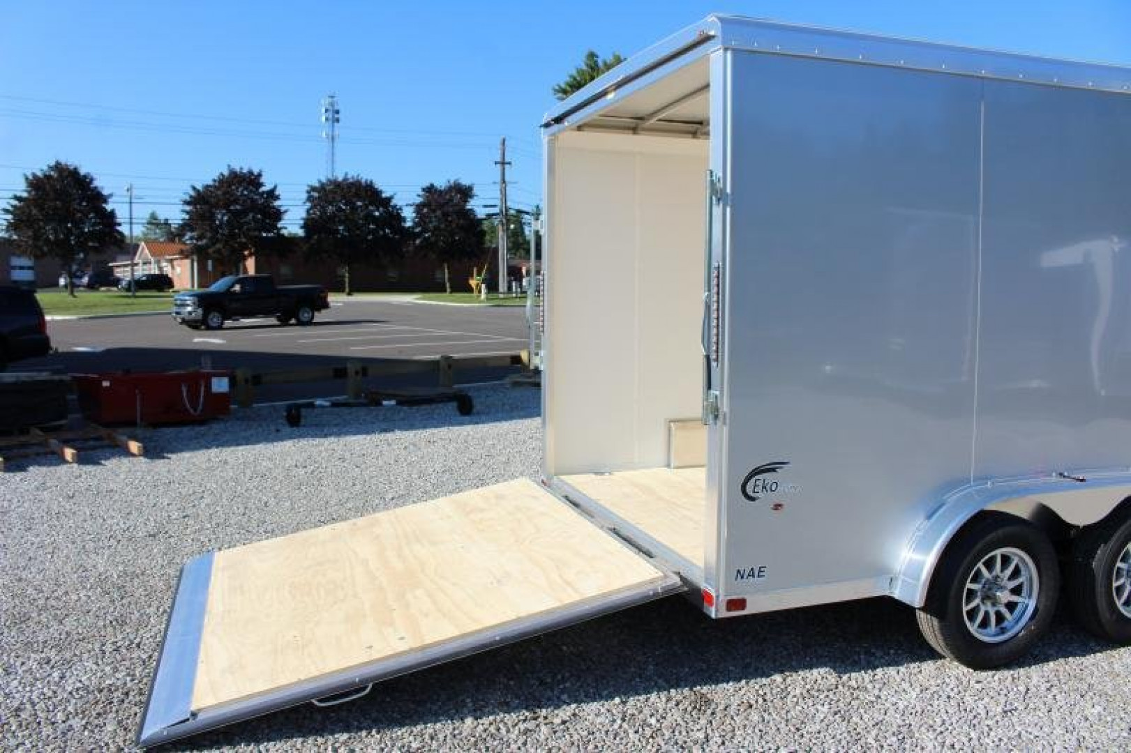 New 2025 NEO Trailers NAE 7.5' x 14' Aluminum Enclosed Cargo Trailer - RAMP DOOR - 7' INTERIOR HEIGHT - 7000# GVW