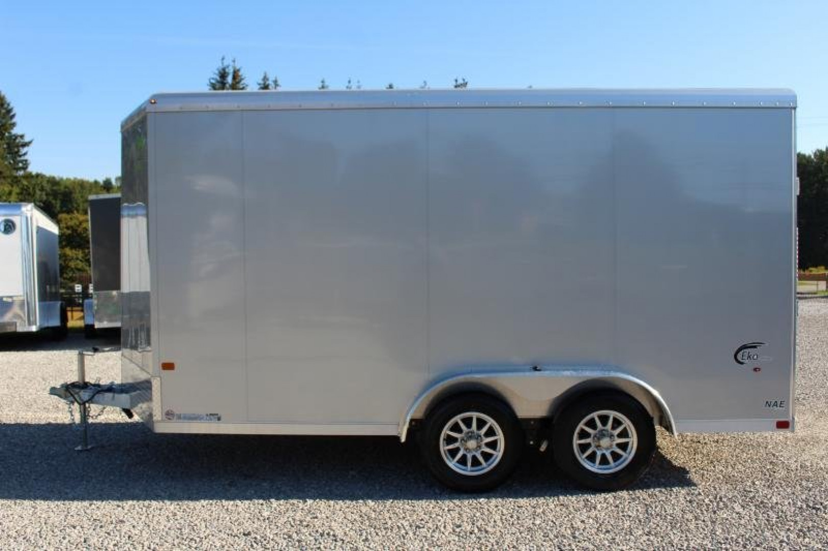 New 2025 NEO Trailers NAE 7.5' x 14' Aluminum Enclosed Cargo Trailer - RAMP DOOR - 7' INTERIOR HEIGHT - 7000# GVW