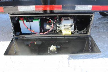 New 2025 Moritz FDGH Hydraulic Tail 34' GOOSENECK Deckover Flatbed Trailer- 25900# GVW