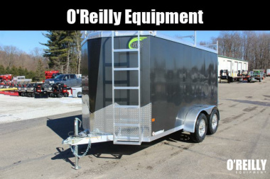 New 2025 NEO Trailers NAV 6' x 12' Aluminum Enclosed Cargo Trailer - Double Rear Doors - 6' Interior Height - 7000# GVW