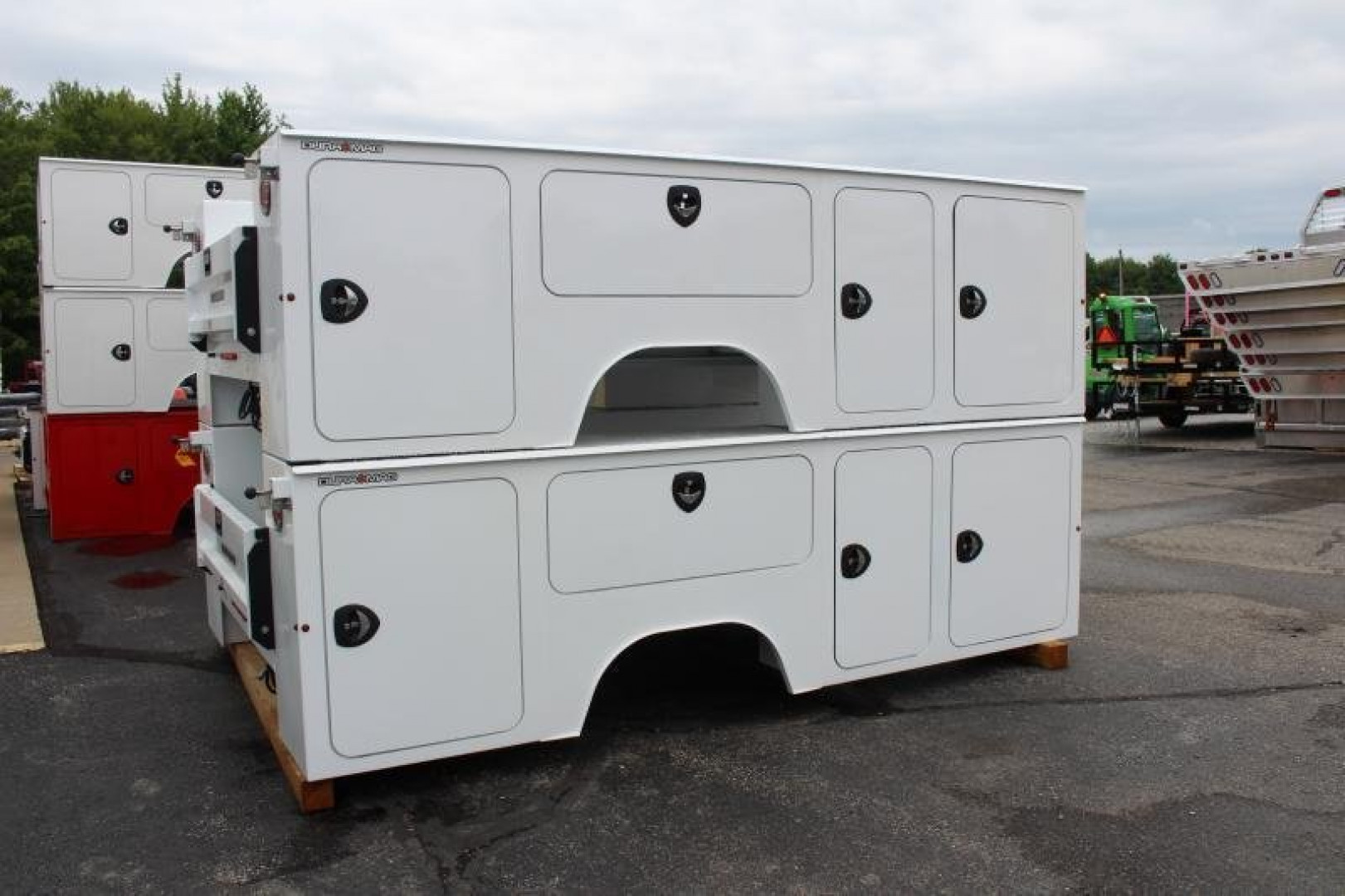 New 2025 DuraMag Aluminum Service Body - DRW - Fits 84" C/A - Cab & Chassis Frame