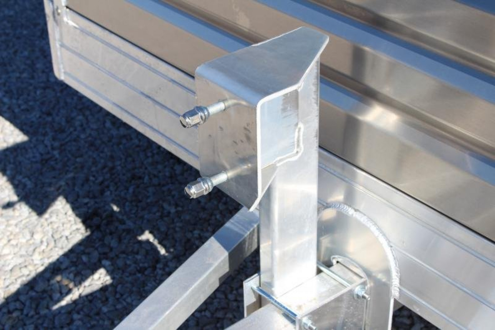 New 2025 Hillsboro 6' 6"  x 12' Aluminum Utility Trailer- 2990# GVW - Bi-Fold Ramp - Removable Side Panels