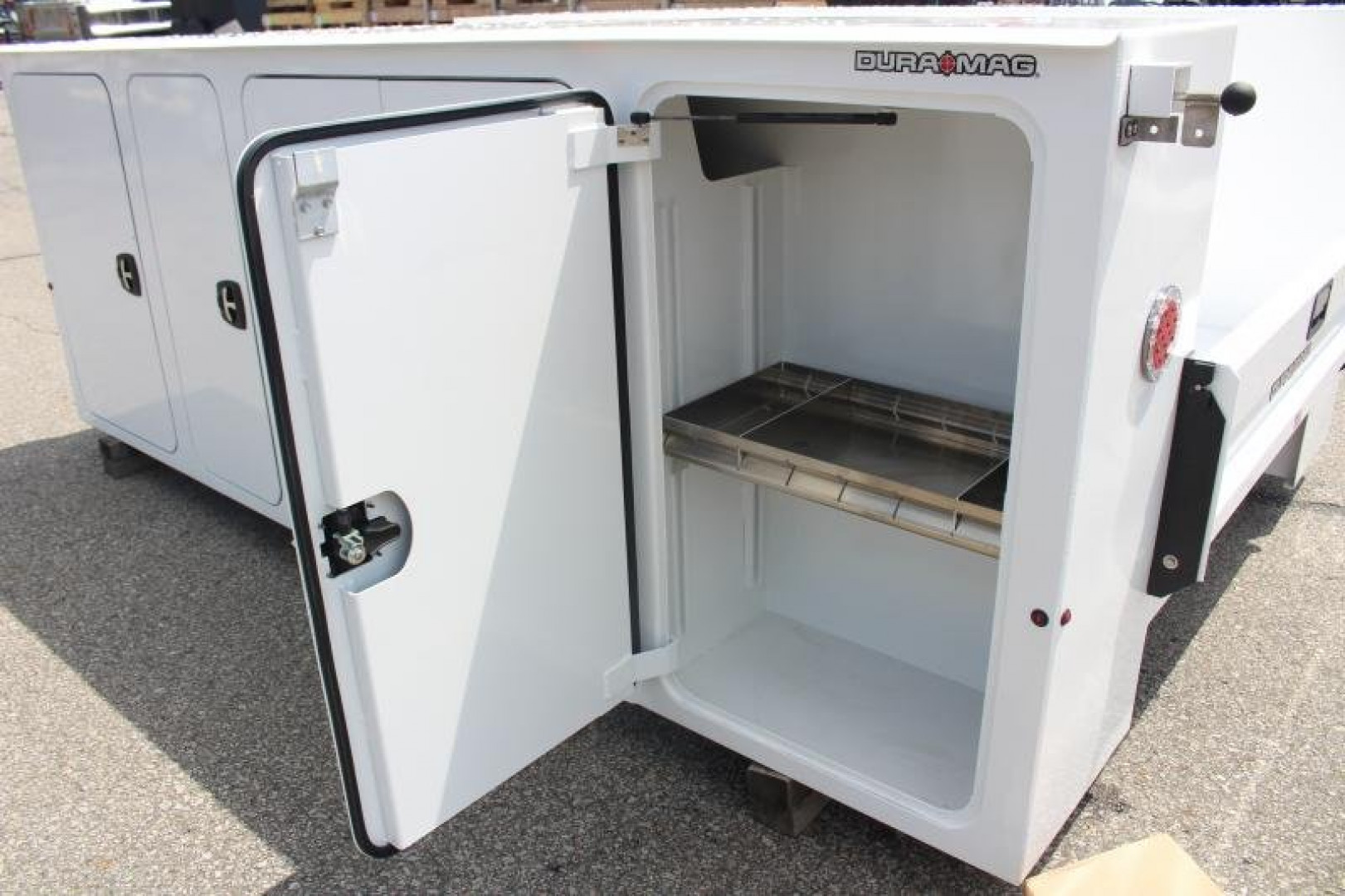 New 2025 DuraMag Aluminum Service Body - DRW - Fits 84" C/A - Cab & Chassis Frame