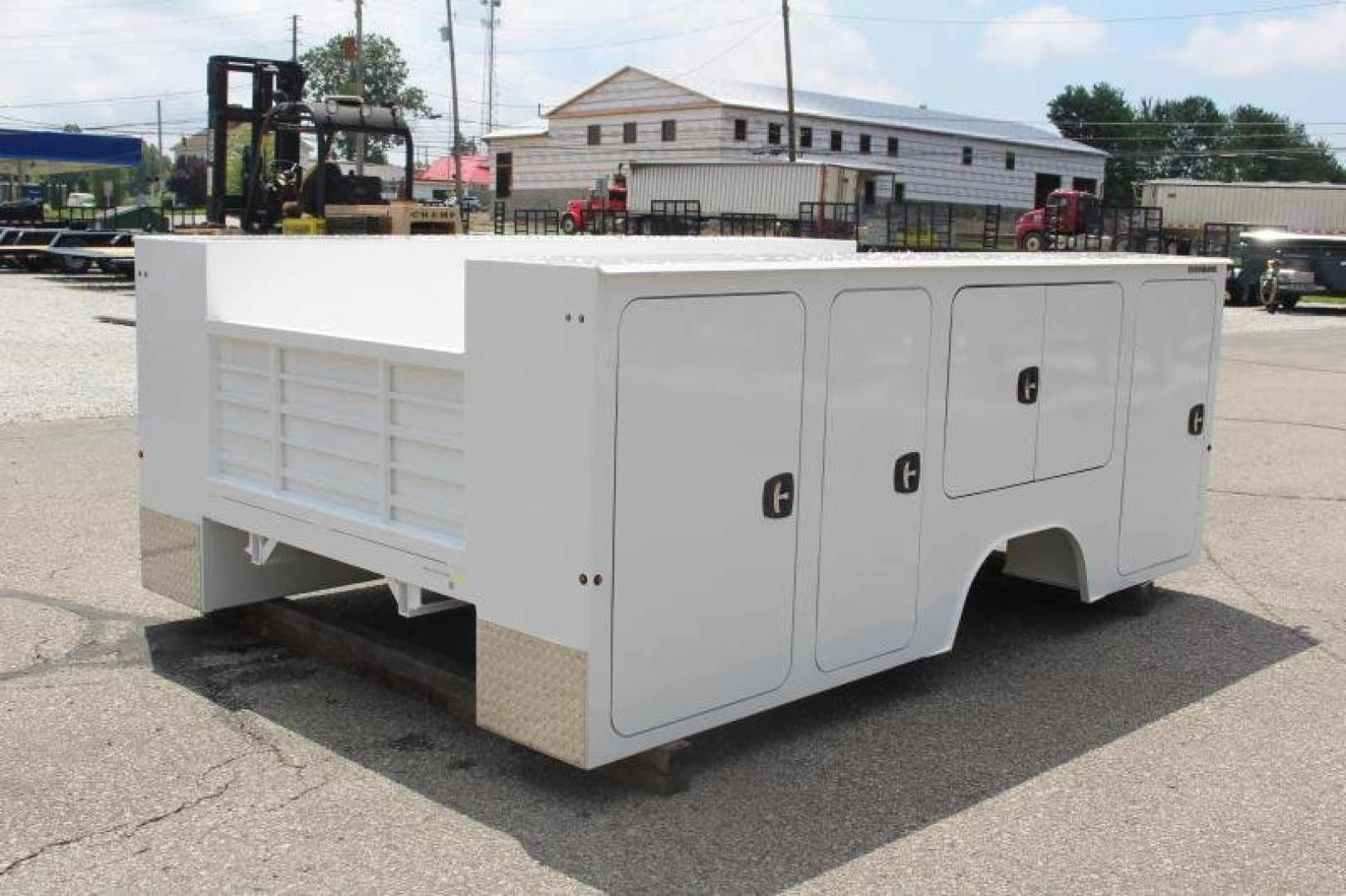 New 2025 DuraMag Aluminum Service Body - DRW - Fits 84" C/A - Cab & Chassis Frame