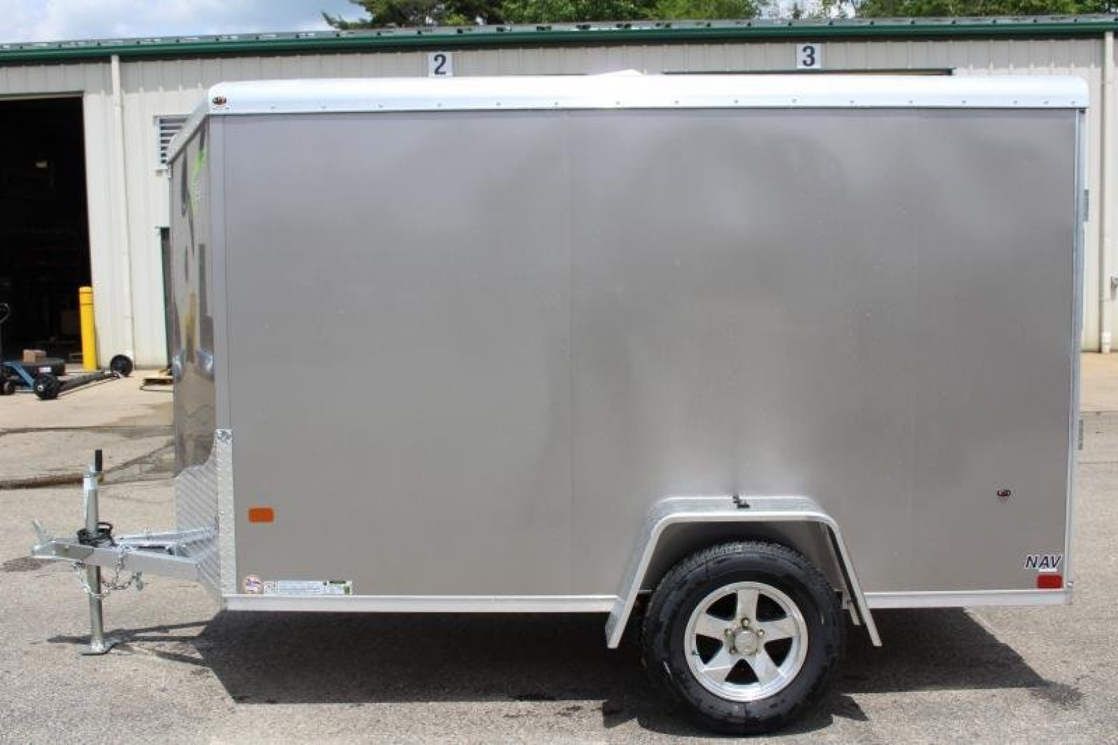 New 2025 NEO Trailers NAV 5' x 10' Aluminum Enclosed Cargo Trailer - Ramp Door - 6' INTERIOR HEIGHT - 2500# GVW