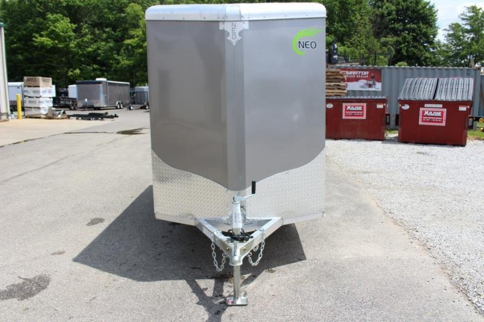 New 2025 NEO Trailers NAV 5' x 10' Aluminum Enclosed Cargo Trailer - Ramp Door - 6' INTERIOR HEIGHT - 2500# GVW