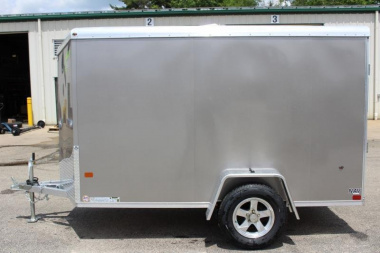 New 2025 NEO Trailers NAV 5' x 10' Aluminum Enclosed Cargo Trailer - Ramp Door - 6' INTERIOR HEIGHT - 2500# GVW