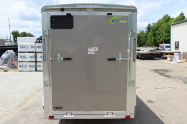 New 2025 NEO Trailers NAV 5' x 10' Aluminum Enclosed Cargo Trailer - Ramp Door - 6' INTERIOR HEIGHT - 2500# GVW