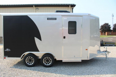 New 2025 NEO Trailers NAUX 8.5' x 14' Aluminum UTV Hauler X Enclosed Trailer - Ramp Door - 7' Interior Height - 7000# GVW