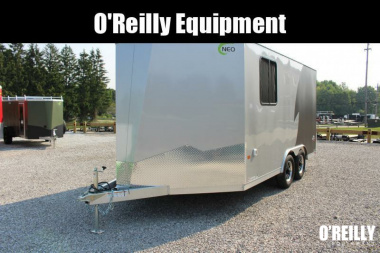 New 2025 NEO Trailers NAUX 8.5' x 14' Aluminum UTV Hauler X Enclosed Trailer - Ramp Door - 7' Interior Height - 7000# GVW