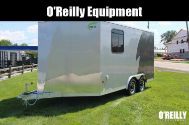 New 2025 NEO Trailers NAUX 8.5' x 14' Aluminum UTV Hauler X Enclosed Trailer - Ramp Door - 7' Interior Height - 7000# GVW