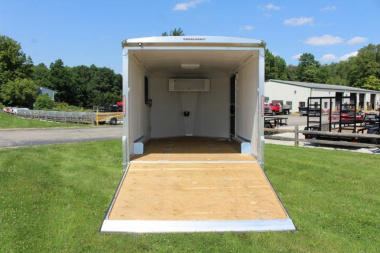 New 2025 NEO Trailers NAUX 8.5' x 14' Aluminum UTV Hauler X Enclosed Trailer - Ramp Door - 7' Interior Height - 7000# GVW