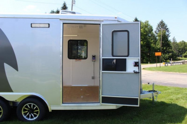 New 2025 NEO Trailers NAUX 8.5' x 14' Aluminum UTV Hauler X Enclosed Trailer - Ramp Door - 7' Interior Height - 7000# GVW