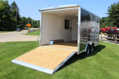 New 2025 NEO Trailers NAUX 8.5' x 14' Aluminum UTV Hauler X Enclosed Trailer - Ramp Door - 7' Interior Height - 7000# GVW