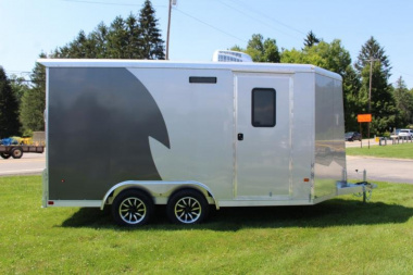 New 2025 NEO Trailers NAUX 8.5' x 14' Aluminum UTV Hauler X Enclosed Trailer - Ramp Door - 7' Interior Height - 7000# GVW