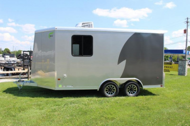 New 2025 NEO Trailers NAUX 8.5' x 14' Aluminum UTV Hauler X Enclosed Trailer - Ramp Door - 7' Interior Height - 7000# GVW