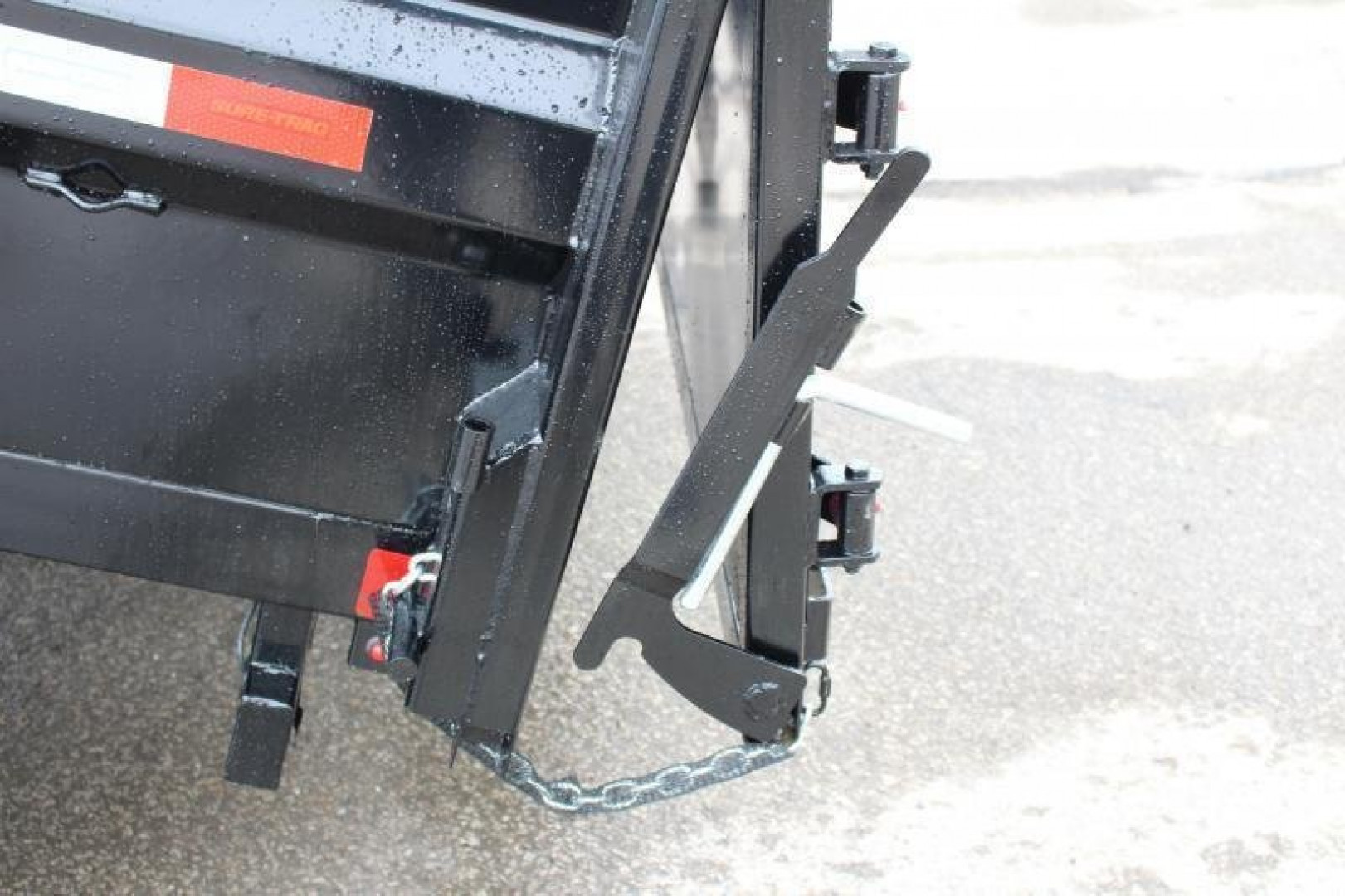 New 2025 Sure-Trac 7' x 12' + 4' Front Platform - Hydraulic Dump Trailer - Scissor Lift - Steel Ramps - 14000# GVW
