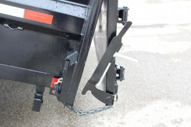 New 2025 Sure-Trac 7' x 12' + 4' Front Platform - Hydraulic Dump Trailer - Scissor Lift - Steel Ramps - 14000# GVW