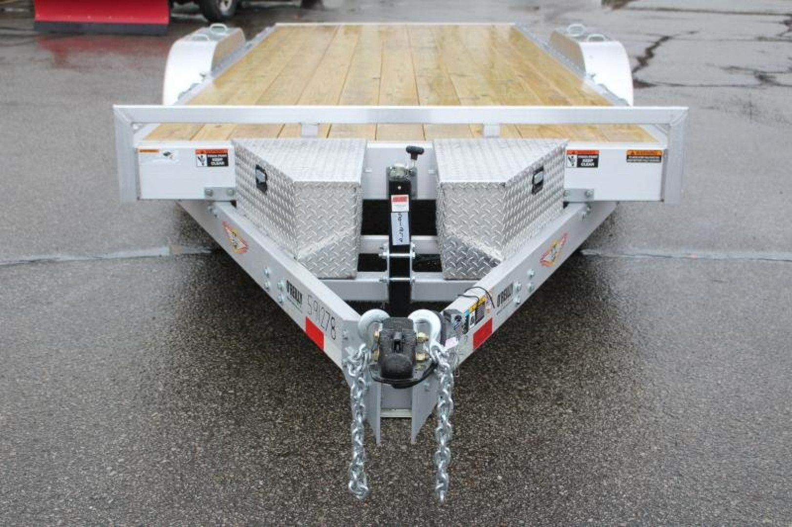 New 2024 H & H Trailer 6'10" x 18' Speed Loader Power Tilt Aluminum Car Hauler - 9900# GVW
