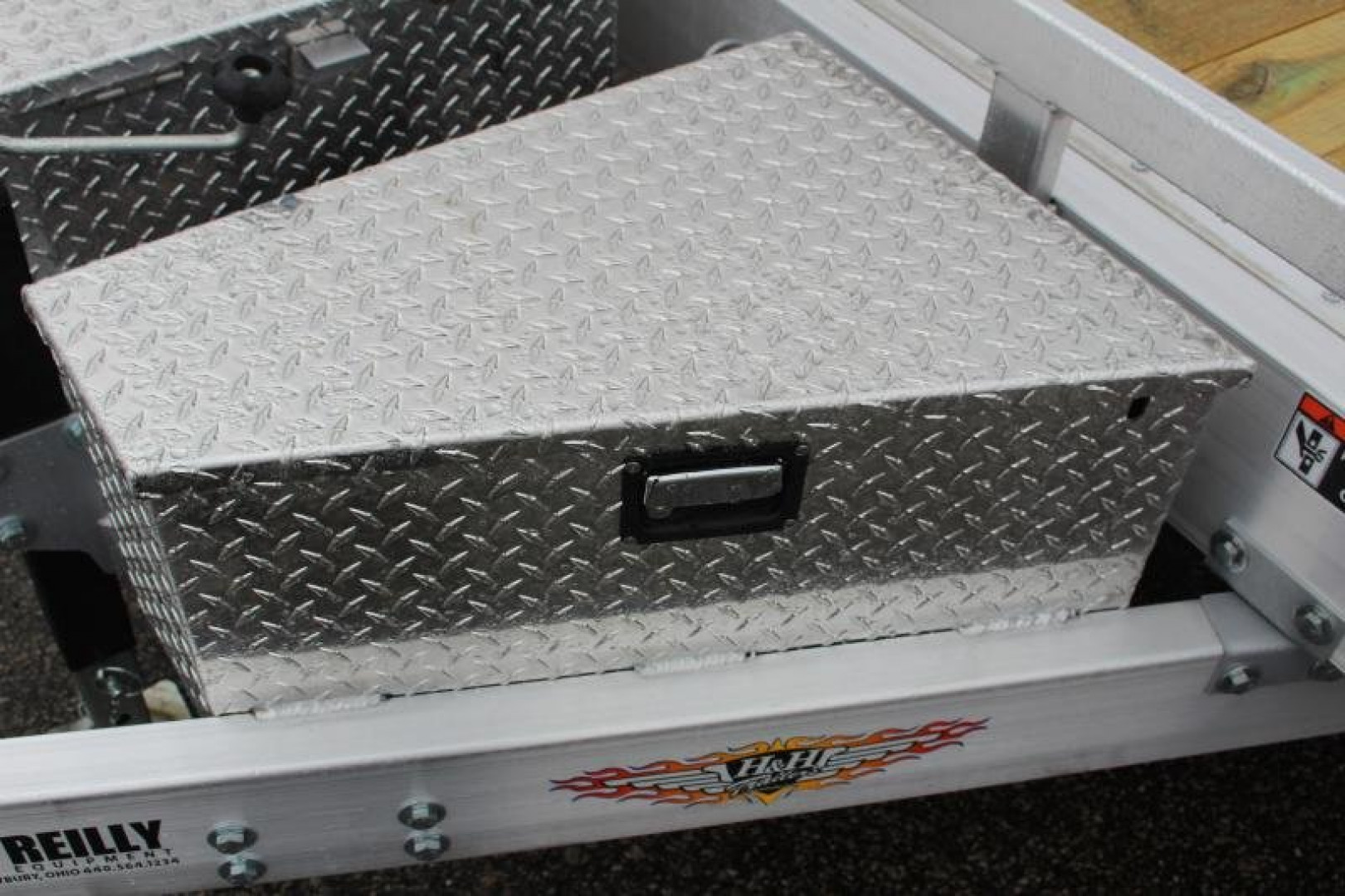 New 2024 H & H Trailer 6'10" x 18' Speed Loader Power Tilt Aluminum Car Hauler - 9900# GVW