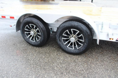 New 2024 H & H Trailer 6'10" x 18' Speed Loader Power Tilt Aluminum Car Hauler - 9900# GVW