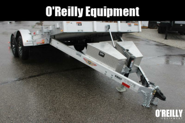 New 2024 H & H Trailer 6'10" x 18' Speed Loader Power Tilt Aluminum Car Hauler - 9900# GVW