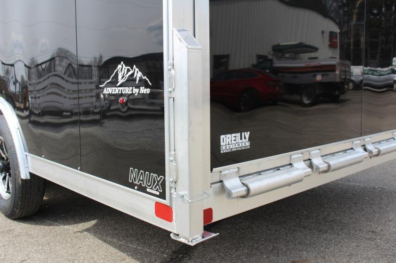 New 2024 NEO Trailers NAUX 8.5' x 18' Aluminum UTV Hauler X Enclosed Trailer - Ramp Door - 7' Interior Height - 7000# GVW