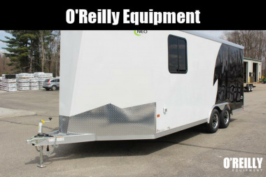 New 2024 NEO Trailers NAUX 8.5' x 18' Aluminum UTV Hauler X Enclosed Trailer - Ramp Door - 7' Interior Height - 7000# GVW
