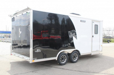 New 2024 NEO Trailers NAUX 8.5' x 18' Aluminum UTV Hauler X Enclosed Trailer - Ramp Door - 7' Interior Height - 7000# GVW