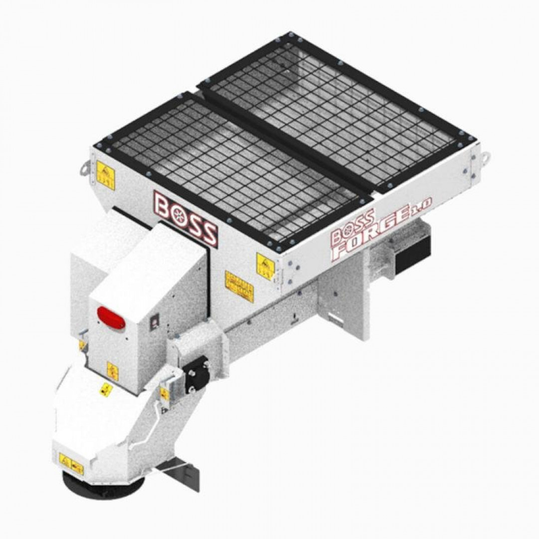 New 2023 BOSS 1.0 Cubic Yard Forge Salt Spreader - Pintle Chain