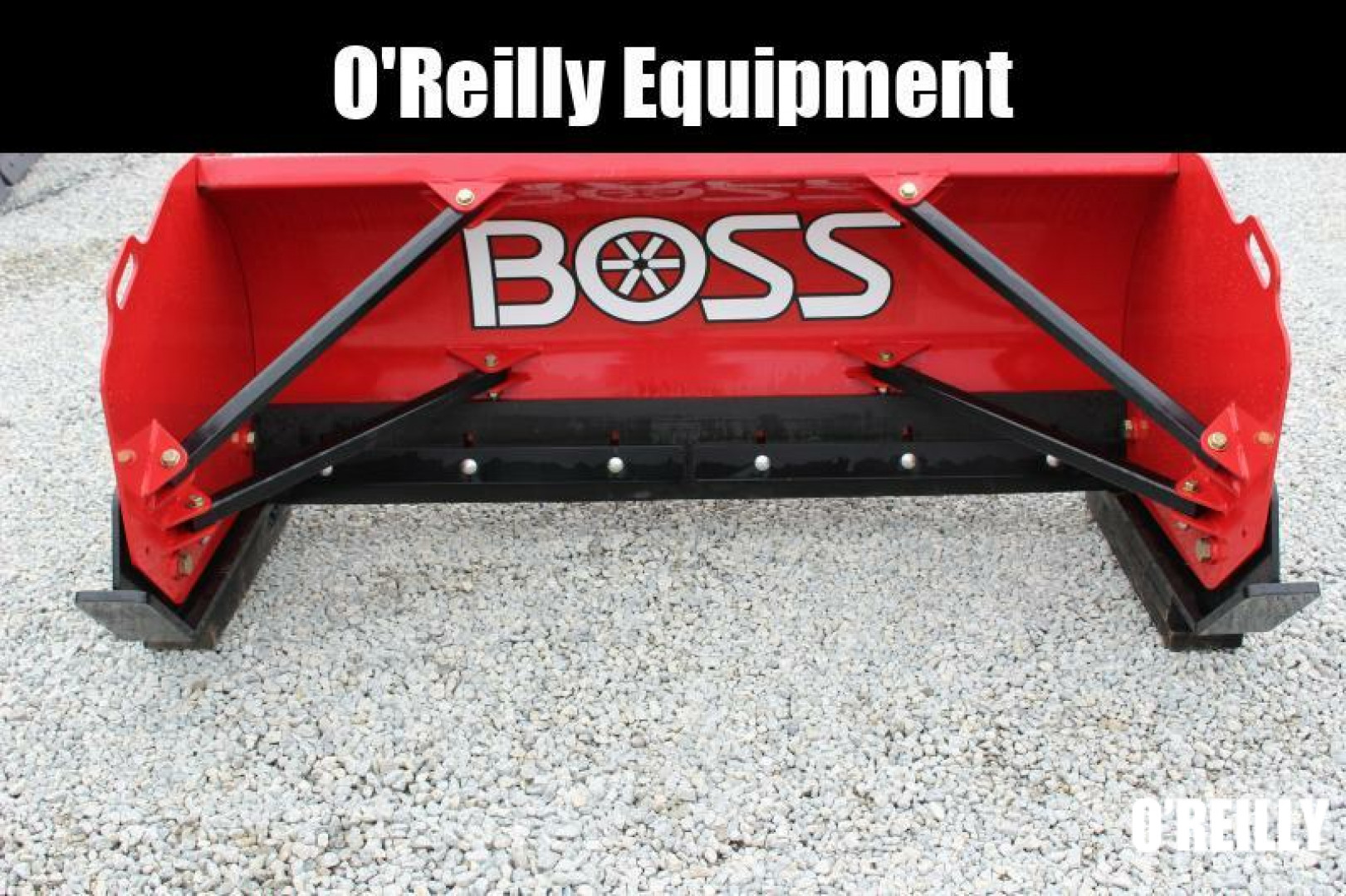 New 2023 BOSS 6' SK-R Rubber Edge Box Plow - Skid Steer