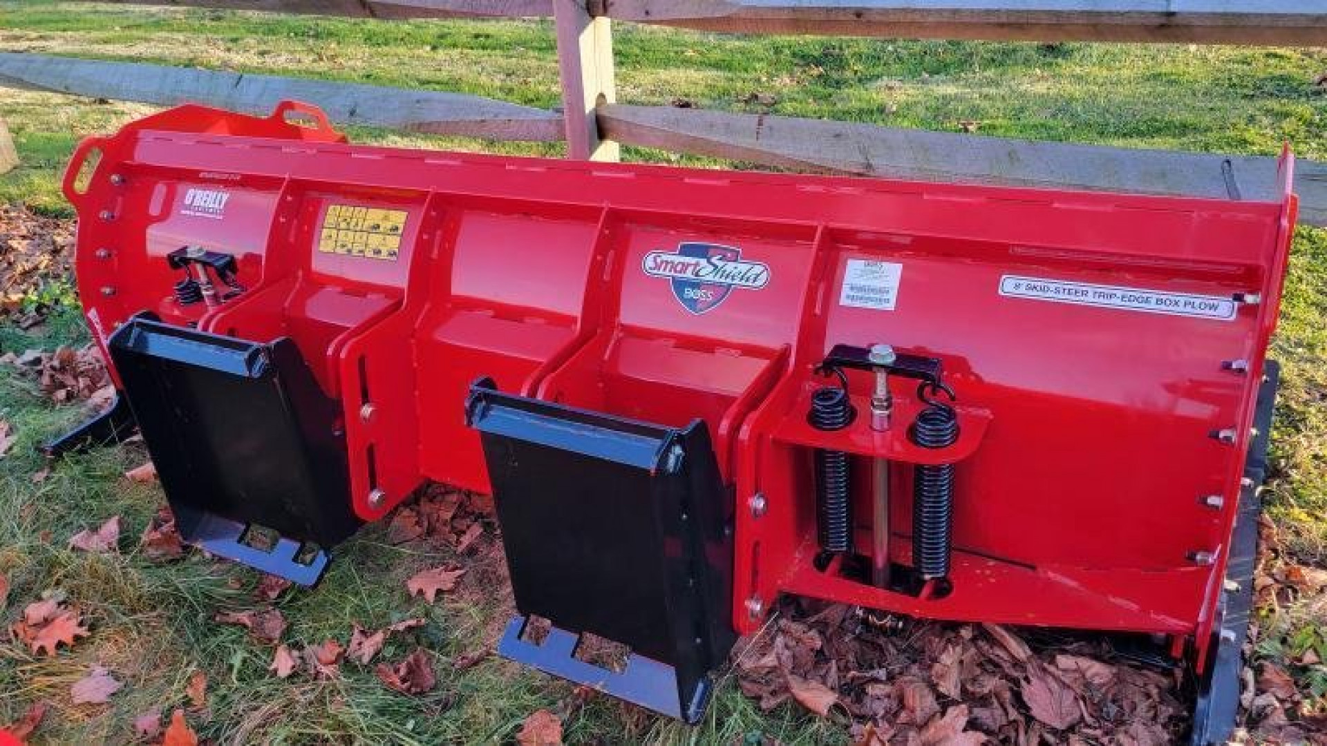 New 2023 BOSS 10' SK Steel Trip Edge Box Plow - Skid Steer