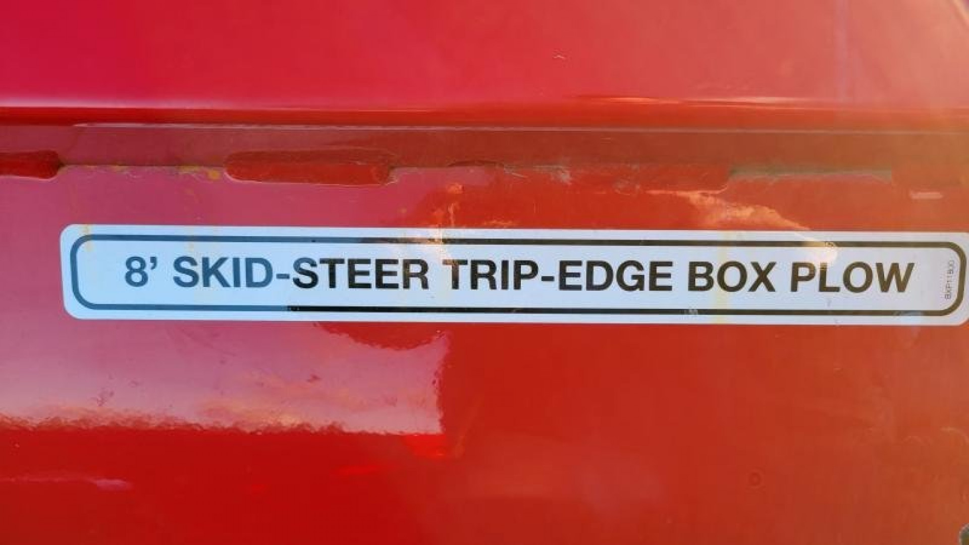 New 2023 BOSS 8' SK Steel Trip Edge Box Plow - Skid Steer