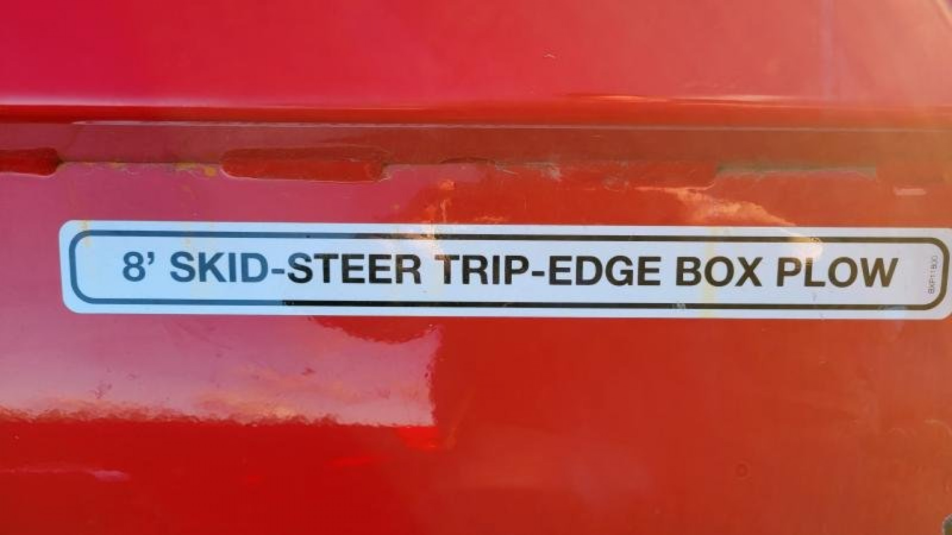 New 2023 BOSS 8' SK Steel Trip Edge Box Plow - Skid Steer