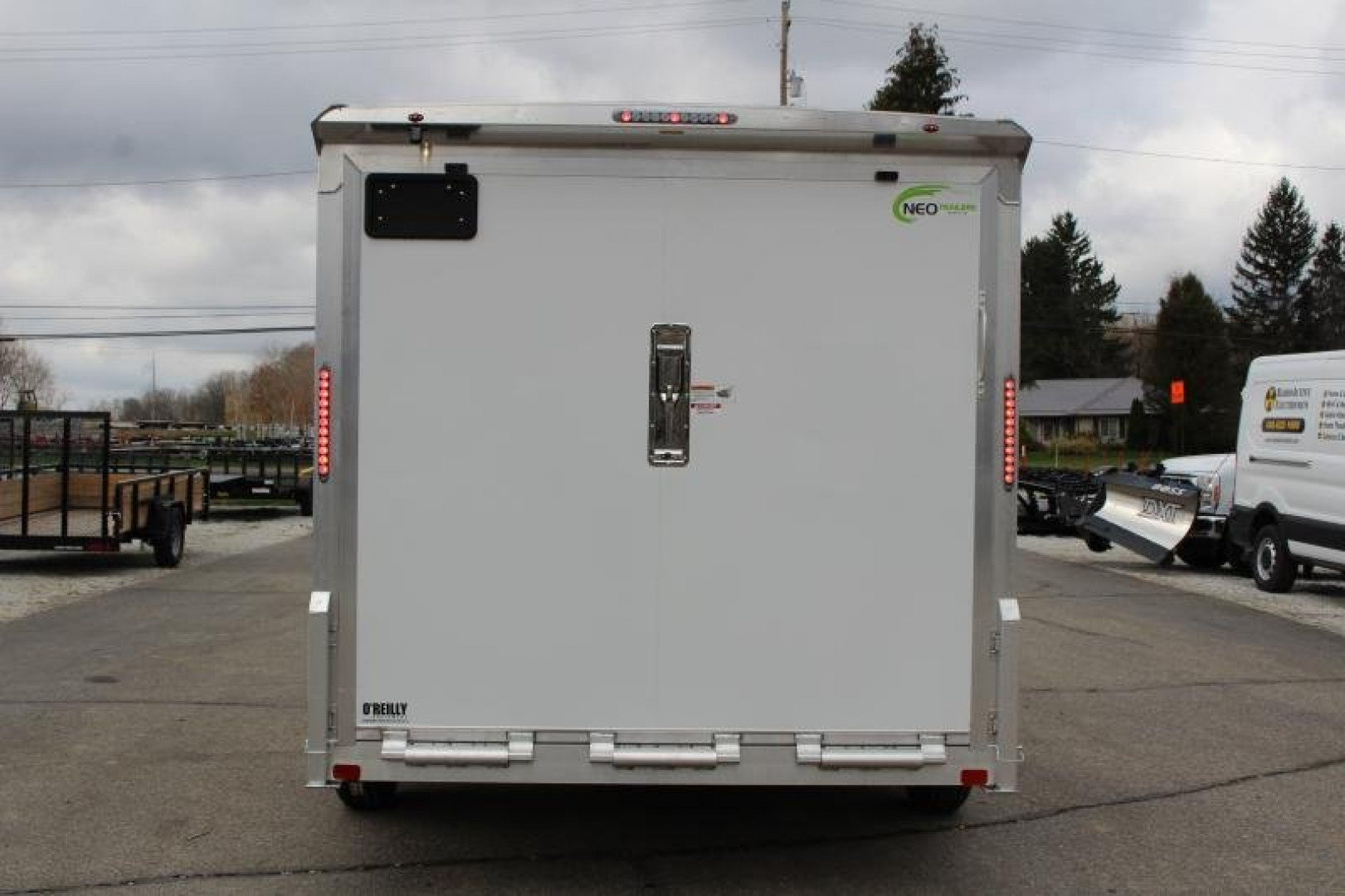 New 2024 NEO NHD 7.5' X 14' HD Aluminum Enclosed Cargo Trailer - Ramp Door - 6' 6" Interior Height - 9900# GVW