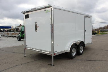 New 2024 NEO NHD 7.5' X 14' HD Aluminum Enclosed Cargo Trailer - Ramp Door - 6' 6" Interior Height - 9900# GVW