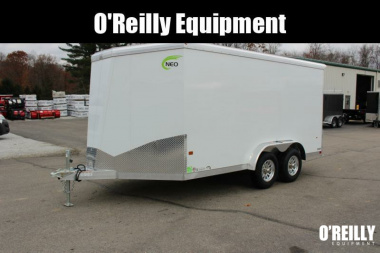 New 2024 NEO NHD 7.5' X 14' HD Aluminum Enclosed Cargo Trailer - Ramp Door - 6' 6  Interior Height - 9900# GVW