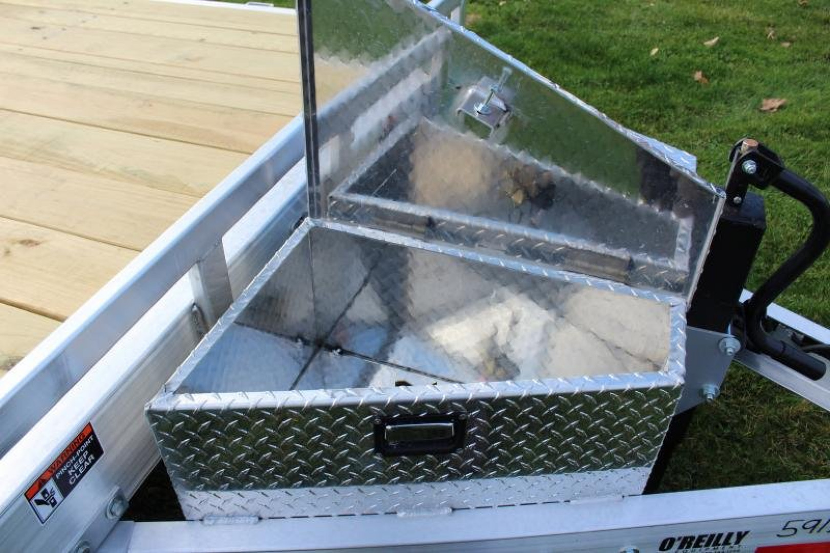 New 2024 H & H Trailer 7' x 18' Speed Loader Power Tilt Aluminum Car Hauler - 14000# GVW