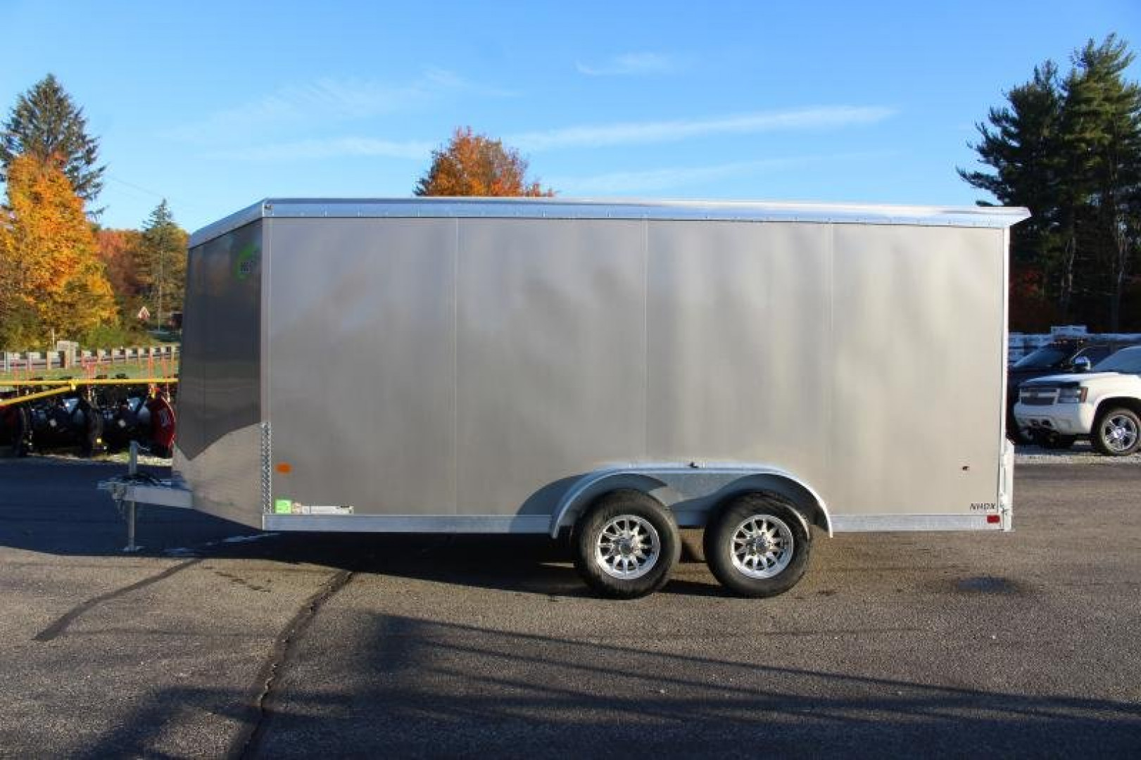 New 2024 NEO NHD 7.5' X 16'  HD Aluminum Enclosed Cargo Trailer - Ramp Door - 6' 6" Interior Height - 9900# GVW