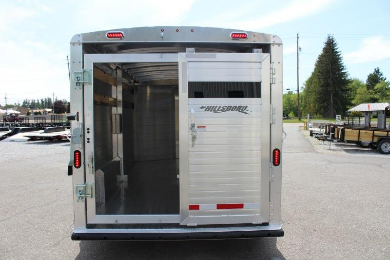 New 2023 Hillsboro Industries Endura 7' x 16' Stock / Stock Combo Trailer - 6'8" Tall