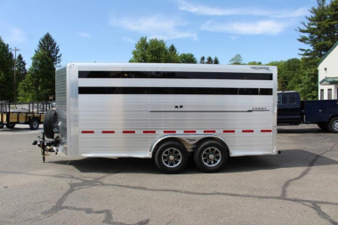 New 2023 Hillsboro Industries Endura 7' x 16' Stock / Stock Combo Trailer - 6'8" Tall
