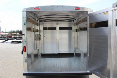 New 2023 Hillsboro Industries Endura 7' x 16' Stock / Stock Combo Trailer - 6'8" Tall