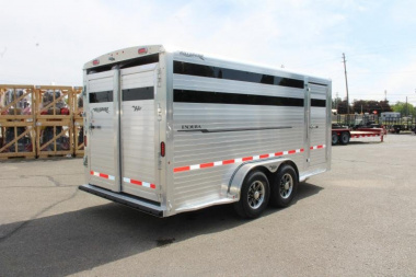 New 2023 Hillsboro Industries Endura 7' x 16' Stock / Stock Combo Trailer - 6'8" Tall