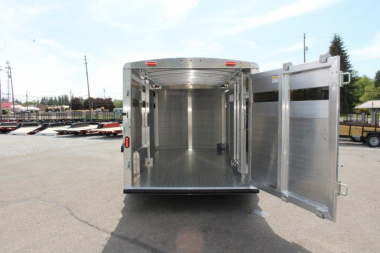 New 2023 Hillsboro Industries Endura 7' x 16' Stock / Stock Combo Trailer - 6'8" Tall