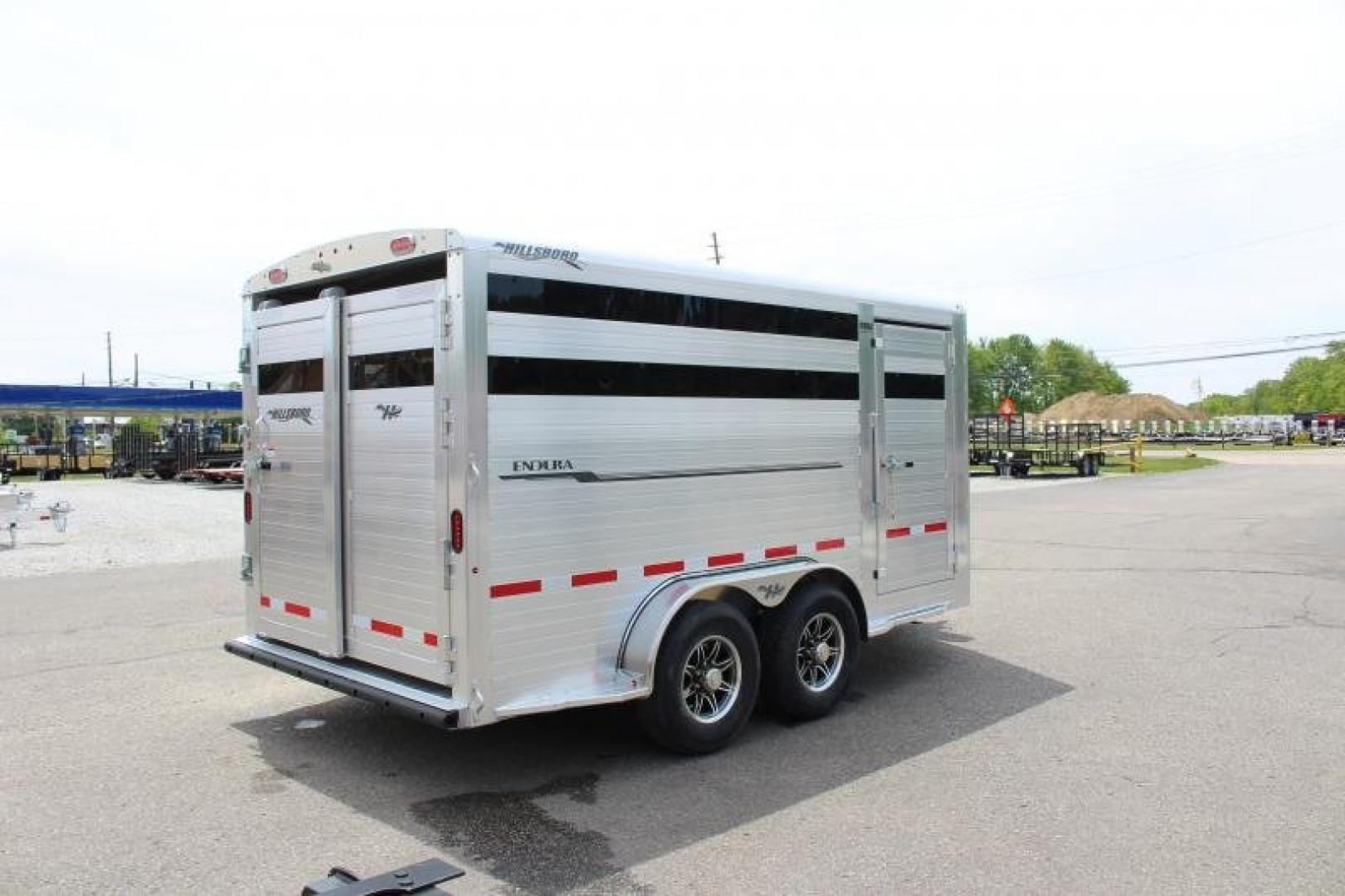 New 2023 Hillsboro Industries Endura 7' x 14' Stock / Stock Combo Trailer - 6'8" Tall
