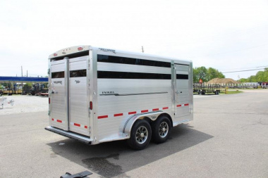 New 2023 Hillsboro Industries Endura 7' x 14' Stock / Stock Combo Trailer - 6'8" Tall