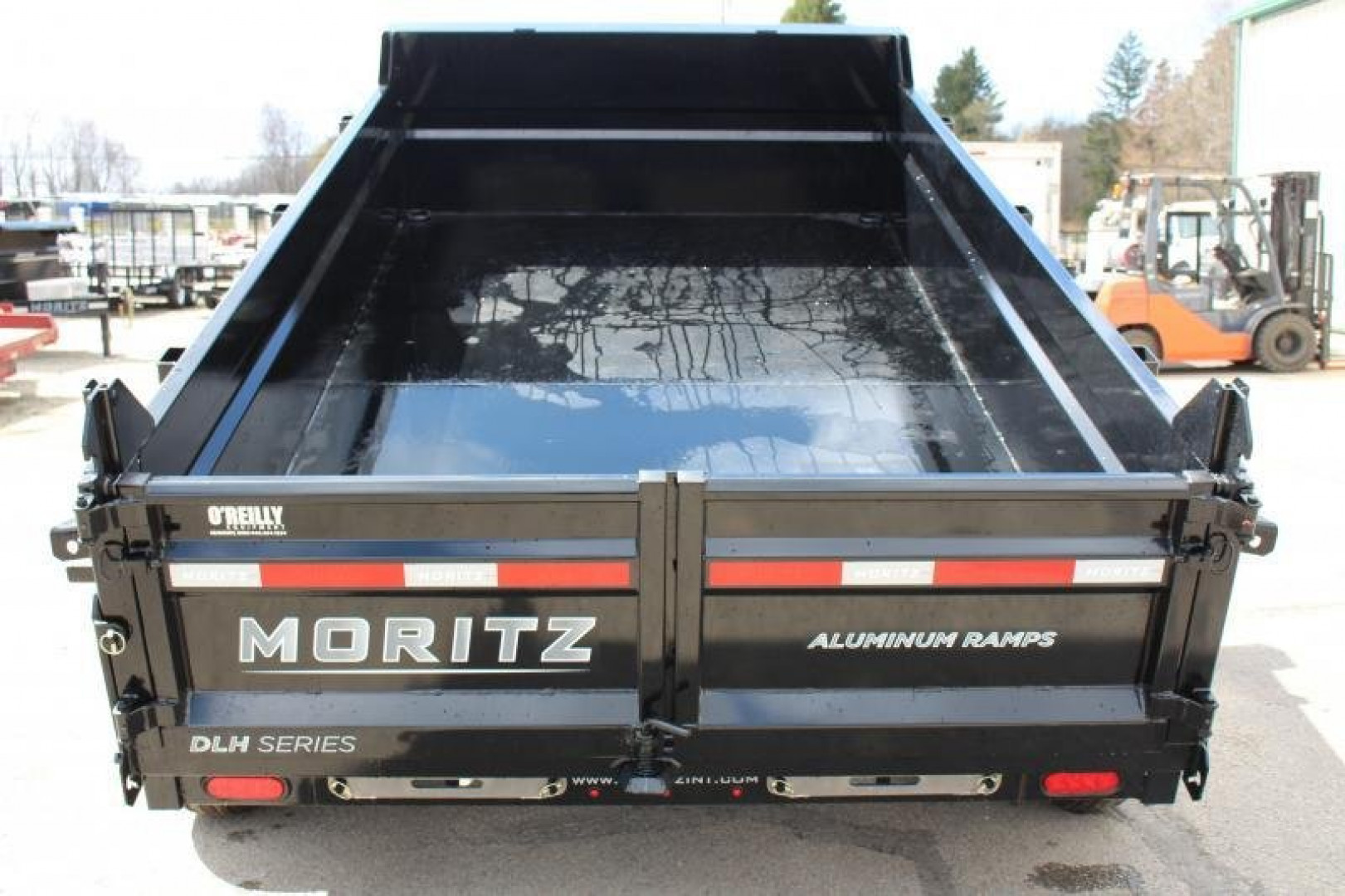 New 2023 Moritz 6'10" x 12' Heavy Commercial DLGH Series Gooseneck Dump Trailer - 14000# GVW