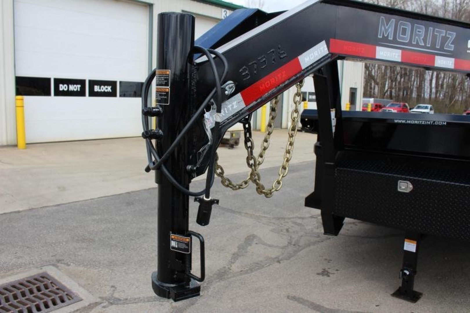 New 2023 Moritz 6'10" x 12' Heavy Commercial DLGH Series Gooseneck Dump Trailer - 14000# GVW
