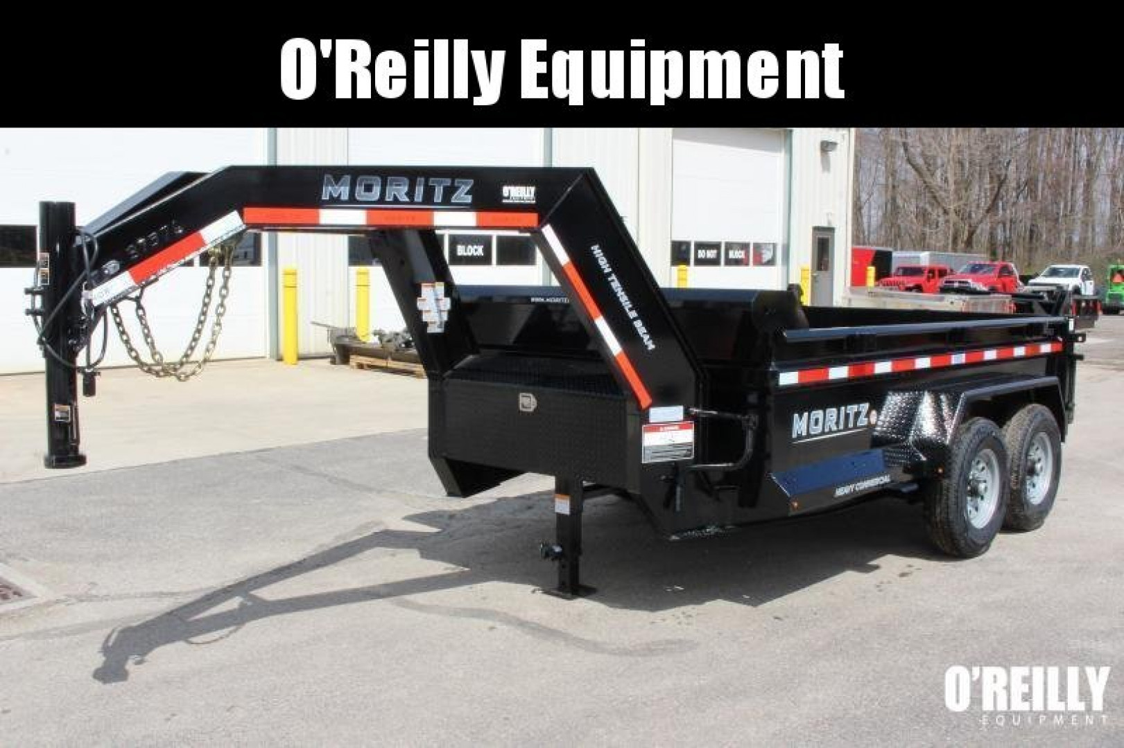 New 2023 Moritz 6'10" x 12' Heavy Commercial DLGH Series Gooseneck Dump Trailer - 14000# GVW