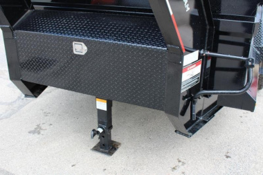 New 2023 Moritz 6'10" x 12' Heavy Commercial DLGH Series Gooseneck Dump Trailer - 14000# GVW